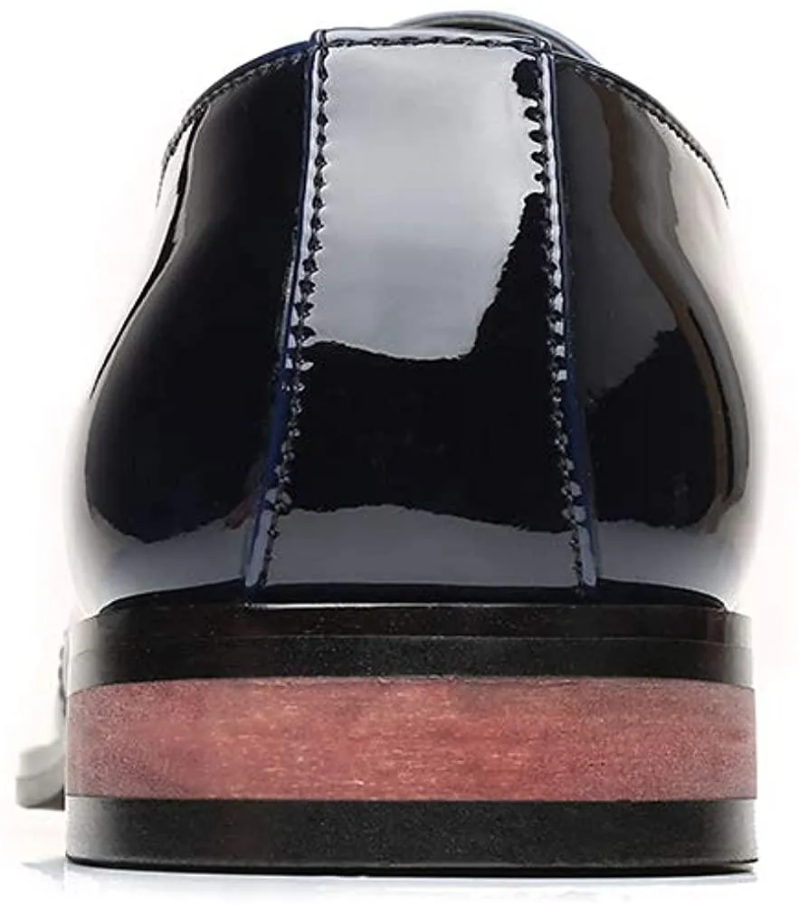 NXY Men's Casual Shoes Loafers Gradient Smooth Upper Shoes Fashion Driving Shoes Leather Shoes for Male Business Work Office Dress Outdoor