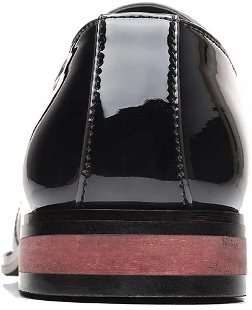 NXY Men's Casual Shoes Loafers Gradient Smooth Upper Shoes Fashion Driving Shoes Leather Shoes for Male Business Work Office Dress Outdoor
