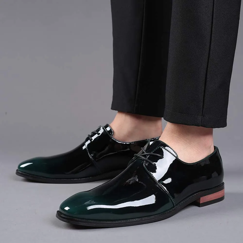 NXY Men's Casual Shoes Loafers Gradient Smooth Upper Shoes Fashion Driving Shoes Leather Shoes for Male Business Work Office Dress Outdoor