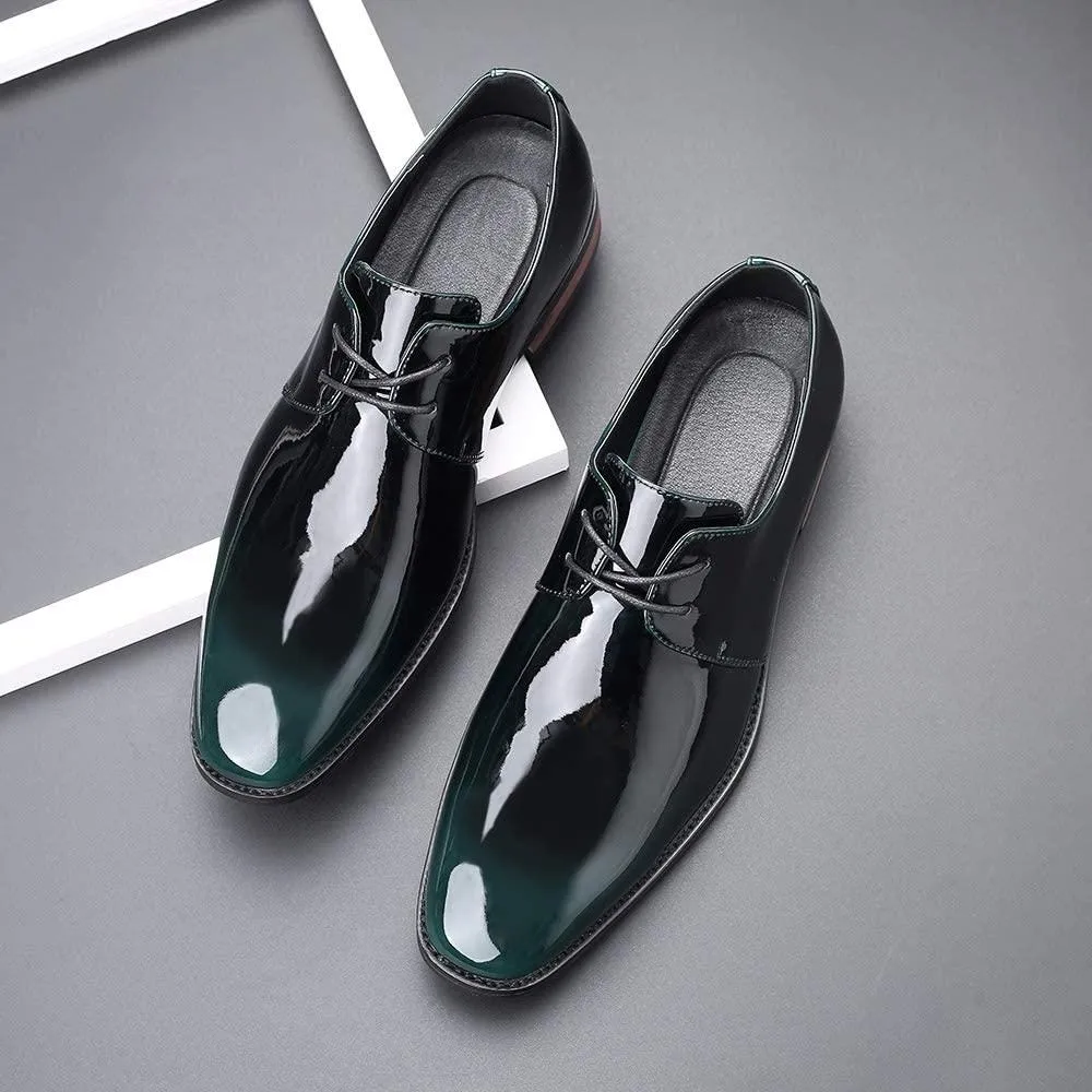 NXY Men's Casual Shoes Loafers Gradient Smooth Upper Shoes Fashion Driving Shoes Leather Shoes for Male Business Work Office Dress Outdoor