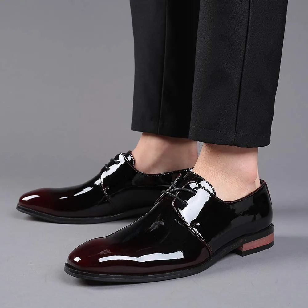 NXY Men's Casual Shoes Loafers Gradient Smooth Upper Shoes Fashion Driving Shoes Leather Shoes for Male Business Work Office Dress Outdoor