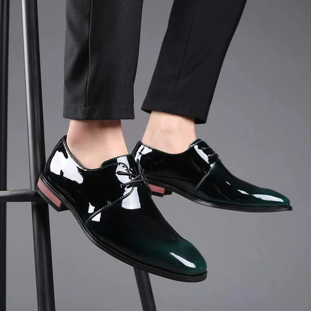 NXY Men's Casual Shoes Loafers Gradient Smooth Upper Shoes Fashion Driving Shoes Leather Shoes for Male Business Work Office Dress Outdoor