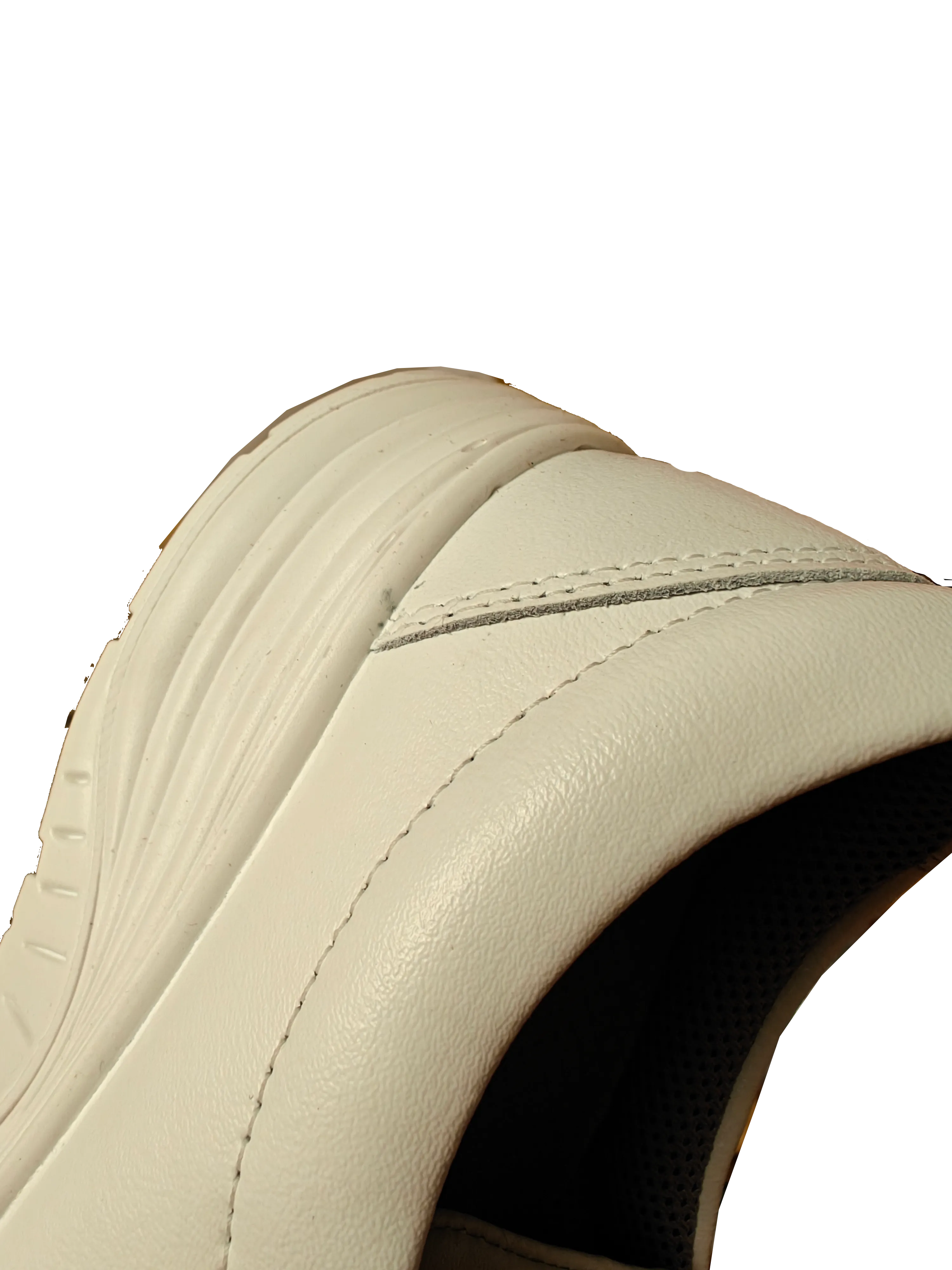 Occupational Shoes Light Loafer - White Smooth Leather Size 5 - Clearance