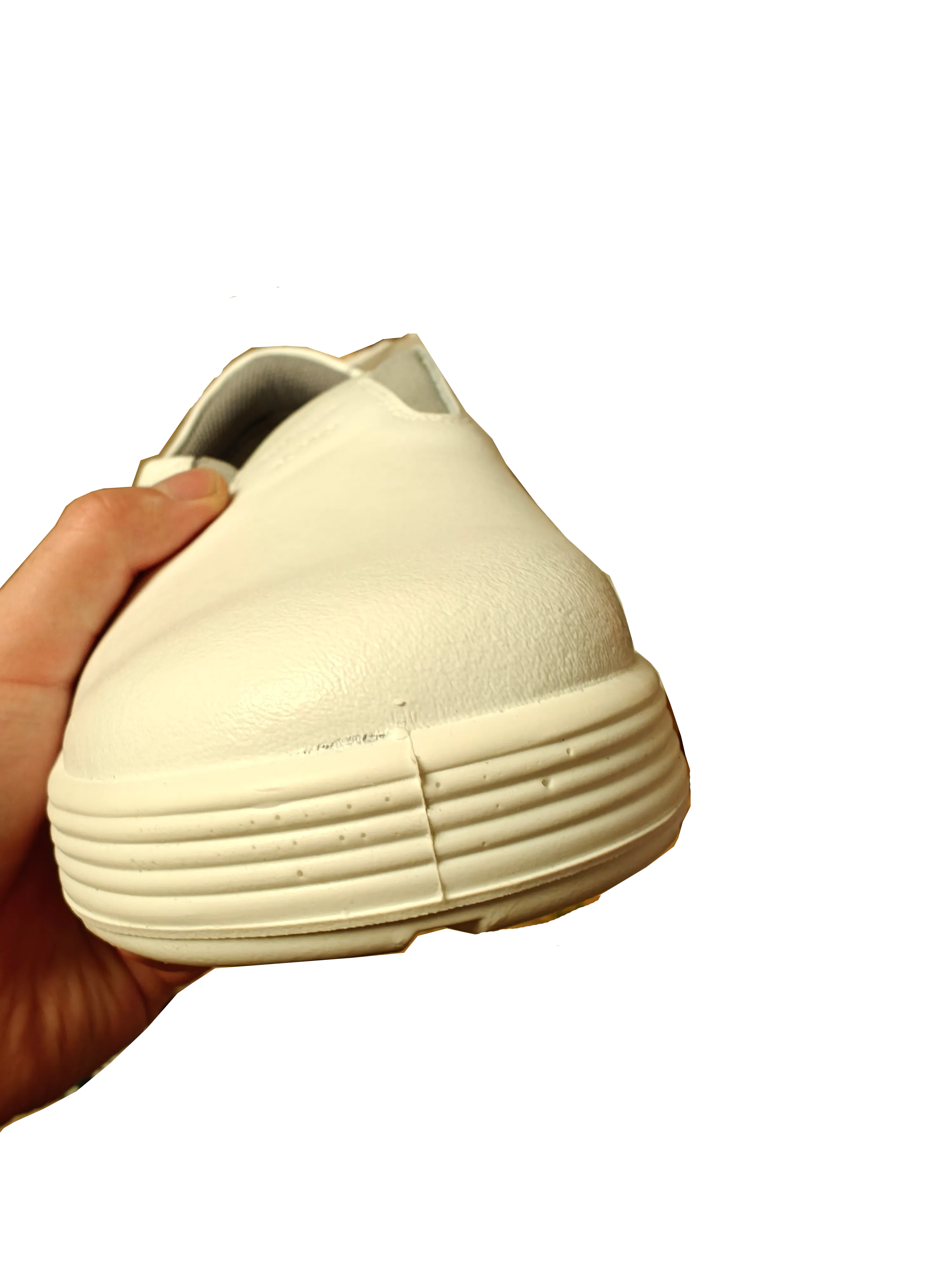Occupational Shoes Light Loafer - White Smooth Leather Size 5 - Clearance