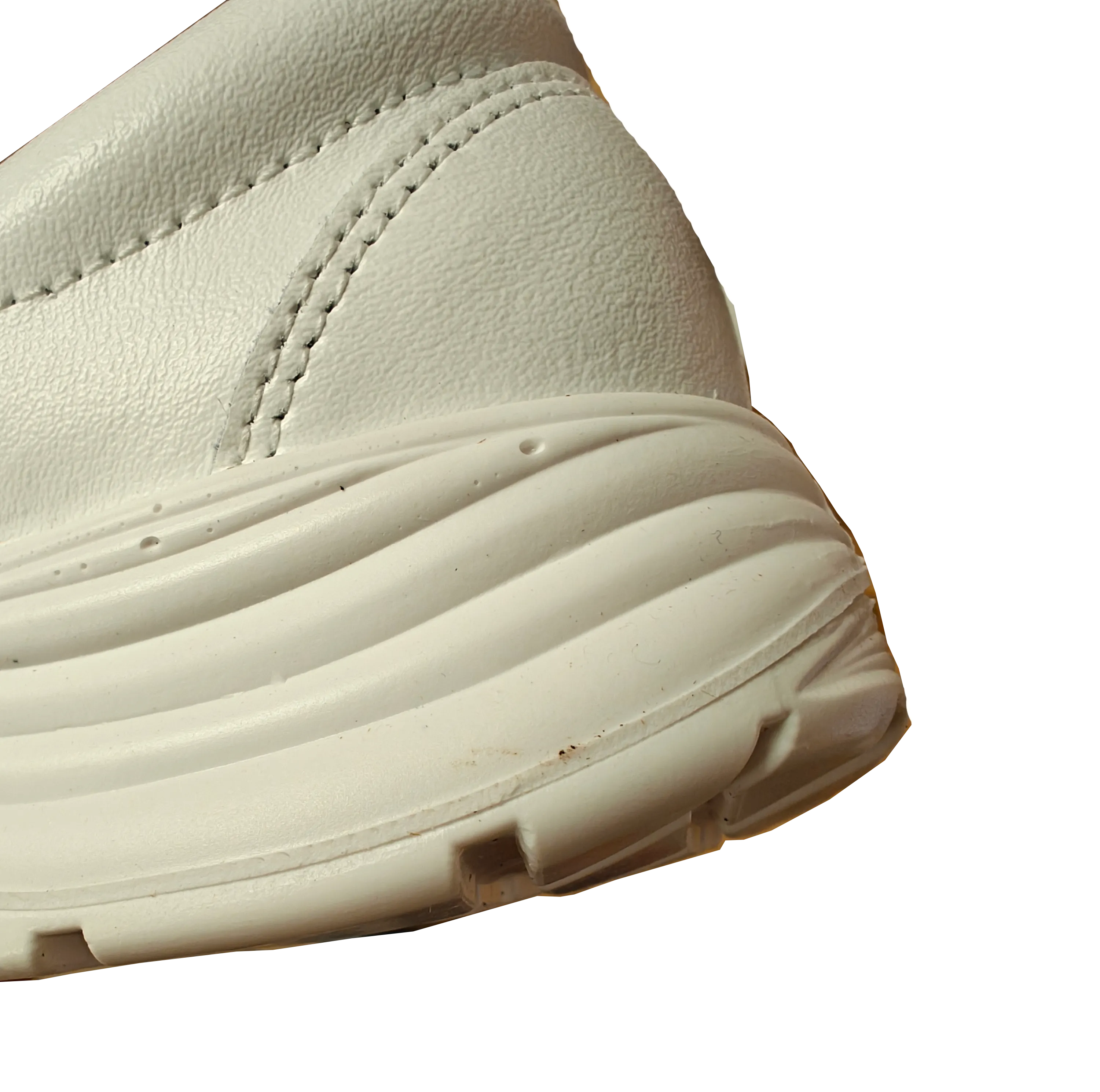 Occupational Shoes Light Loafer - White Smooth Leather Size 5 - Clearance