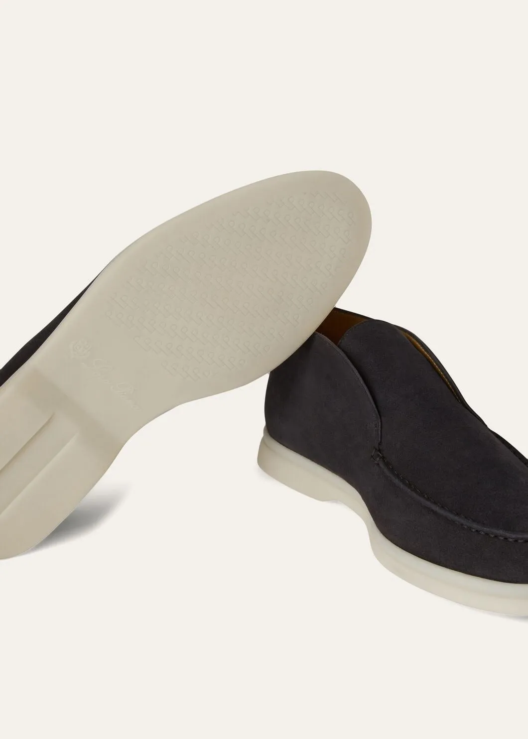 Open Walk Boots in Caviar Suede