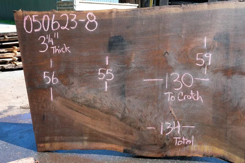 Oregon Black Walnut Slab 050623-08