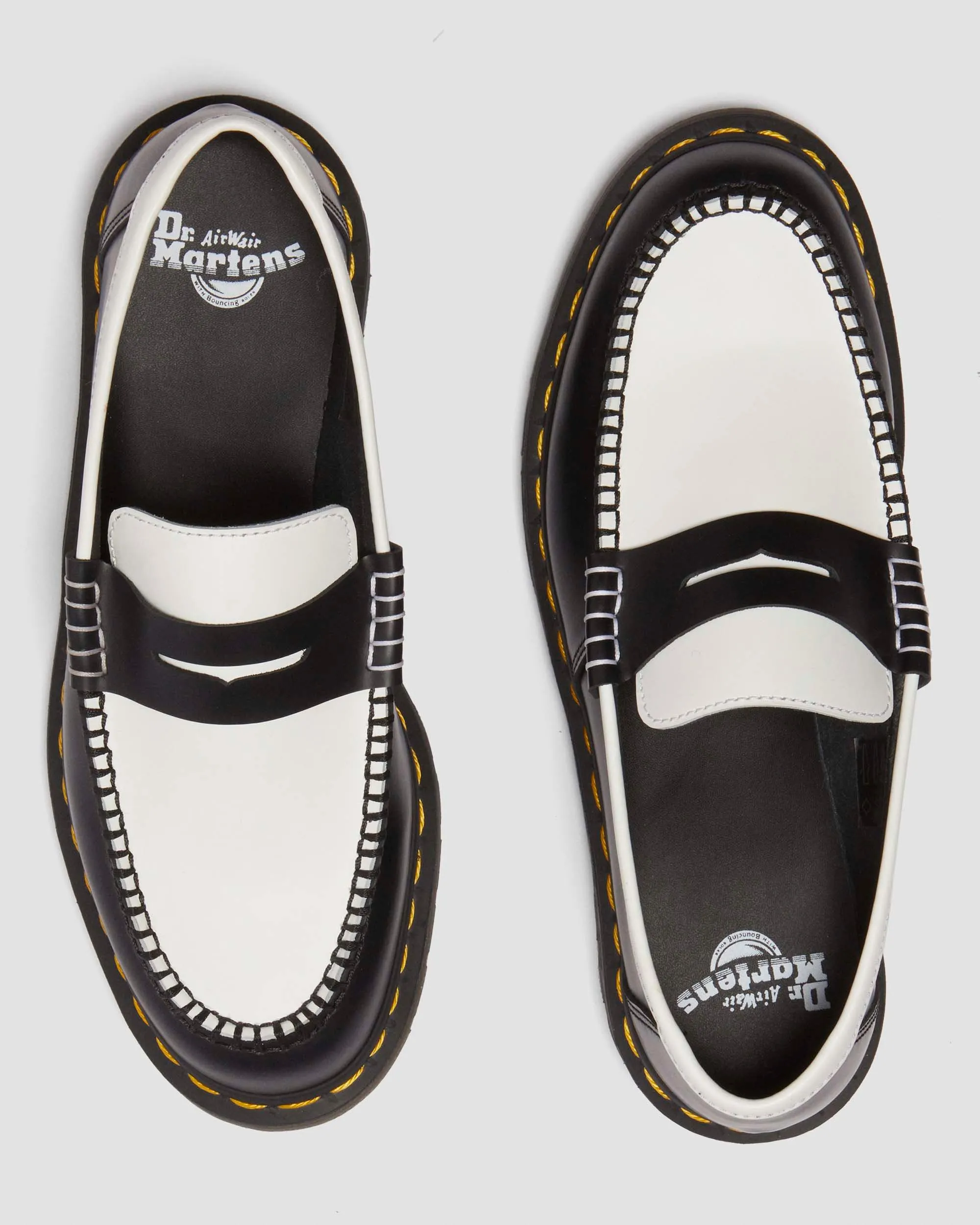 Penton Two-tone Smooth Leather Loafers
