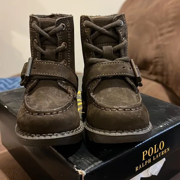 Polo Ralph Lauren Ranger USA Sweater flag Bear boots Boys Girls Infant Toddler 5