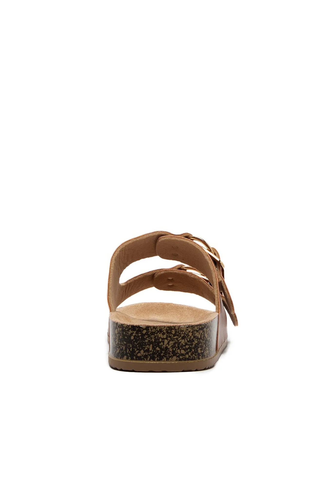 Qupid Two Band Slide Sandal