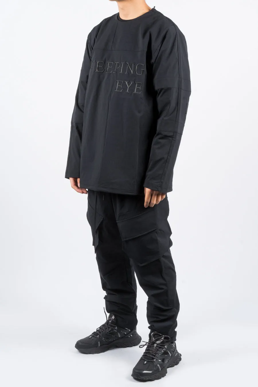 REIGNING CHAMP X JIDE OSIFESO STRETCH NYLON HOCKEY JERSEY BLACK