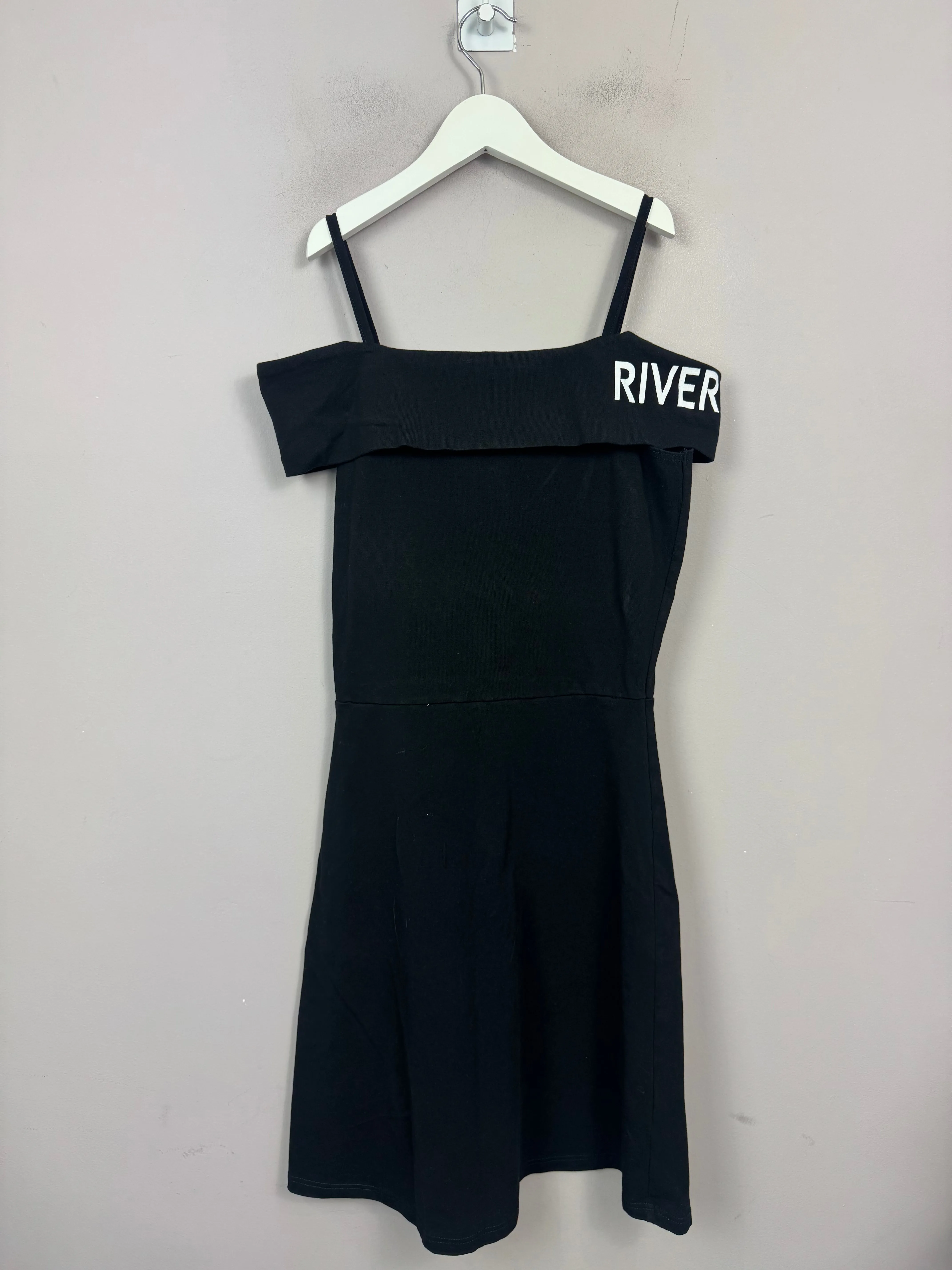 River Island Black Jersey Dress 11-12y