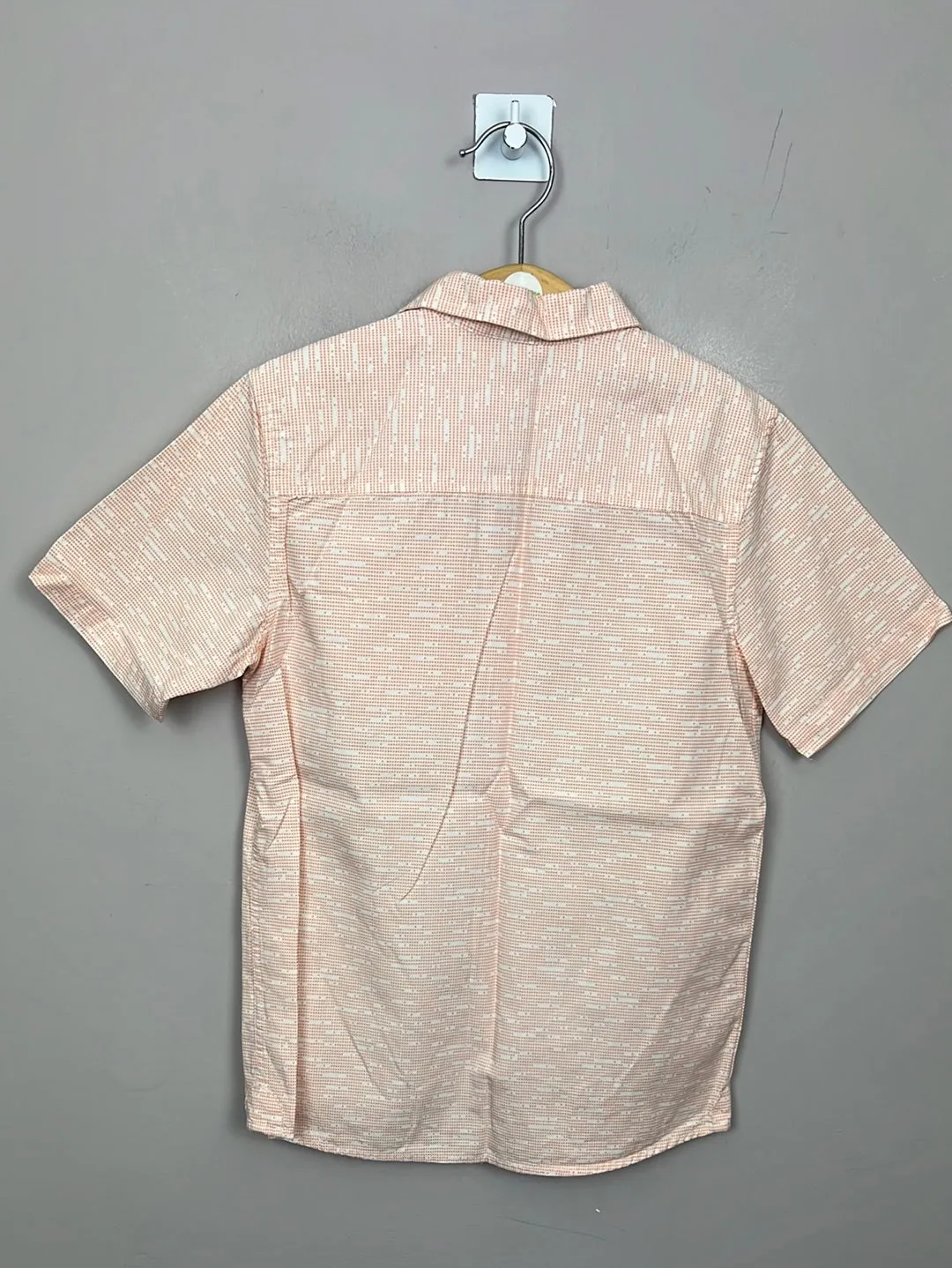 River Island peach short sleeve shirt 9y