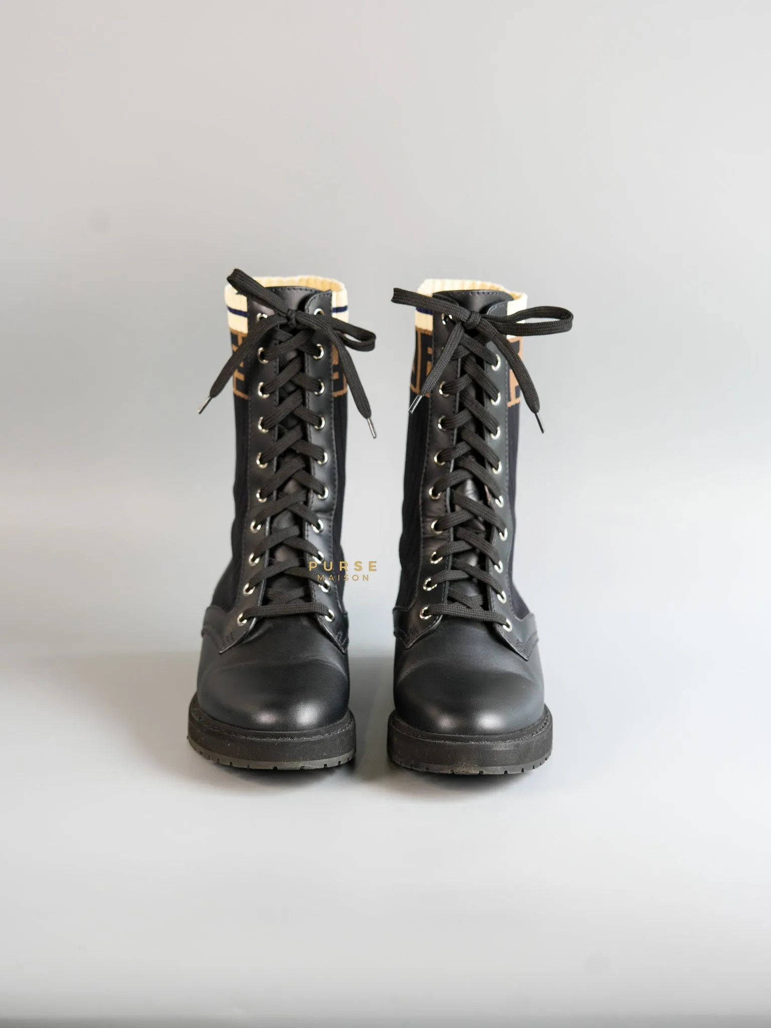 Rockoko Calfskin Combat Boots Size 37 EU (23.5cm)
