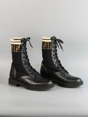 Rockoko Calfskin Combat Boots Size 37 EU (23.5cm)