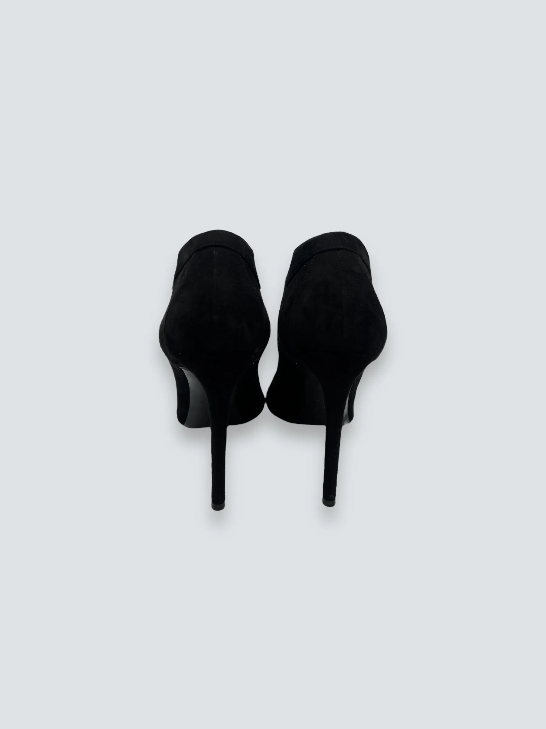 Roland Mouret Size 37.5 Black Suede Zip Up Boots