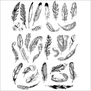 Sanbao Underglaze Feather