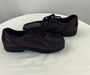 SAS Women's Take Time Tripad Comfort Burgundy Leather USA Shoes Size 9.5WW