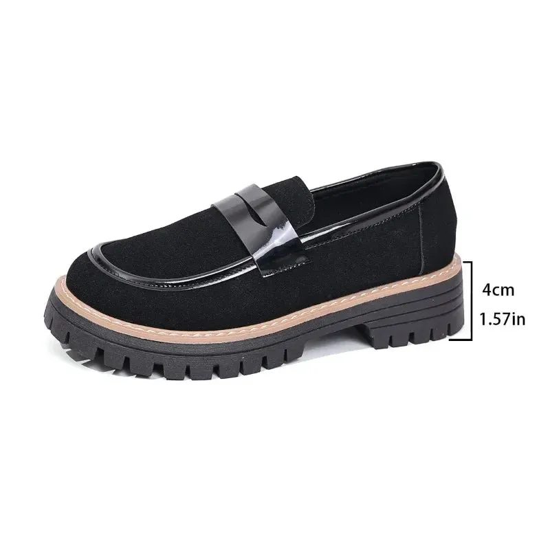 Shoes 2025 Loafers High Heels Concise Office