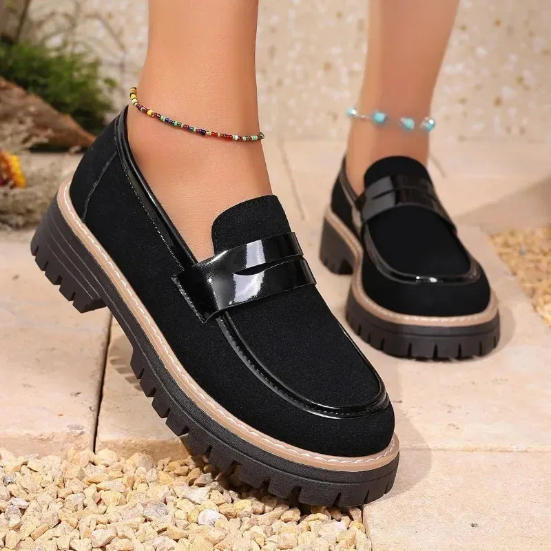 Shoes 2025 Loafers High Heels Concise Office