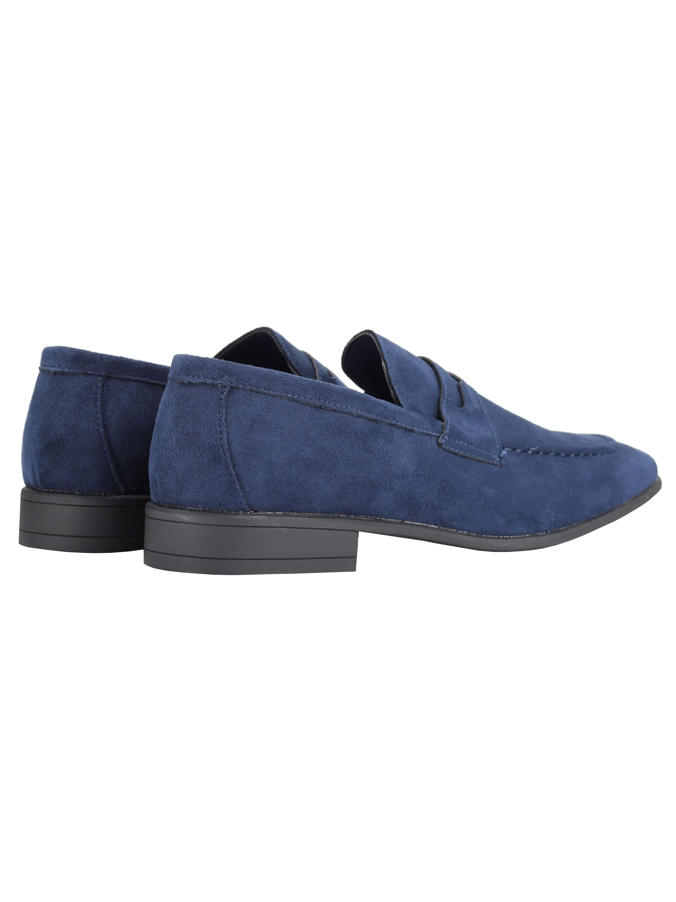 SUEDE PENNY LOAFERS