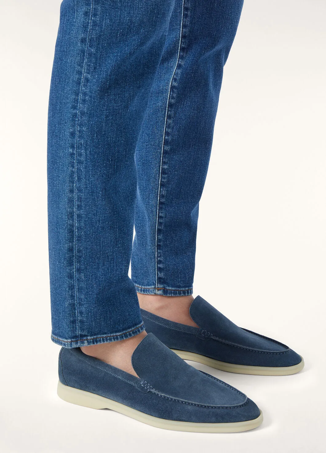 Summer Walk in Black Fig Suede