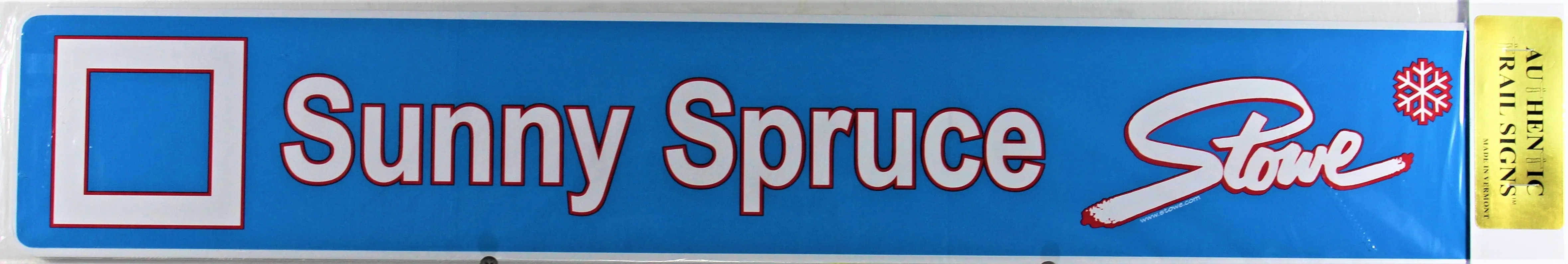 Sunny Spruce Trail Sign