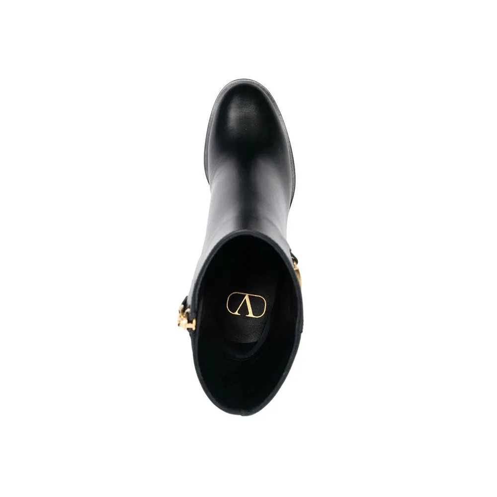 Valentino Garavani Vlogo plaque ankle boots