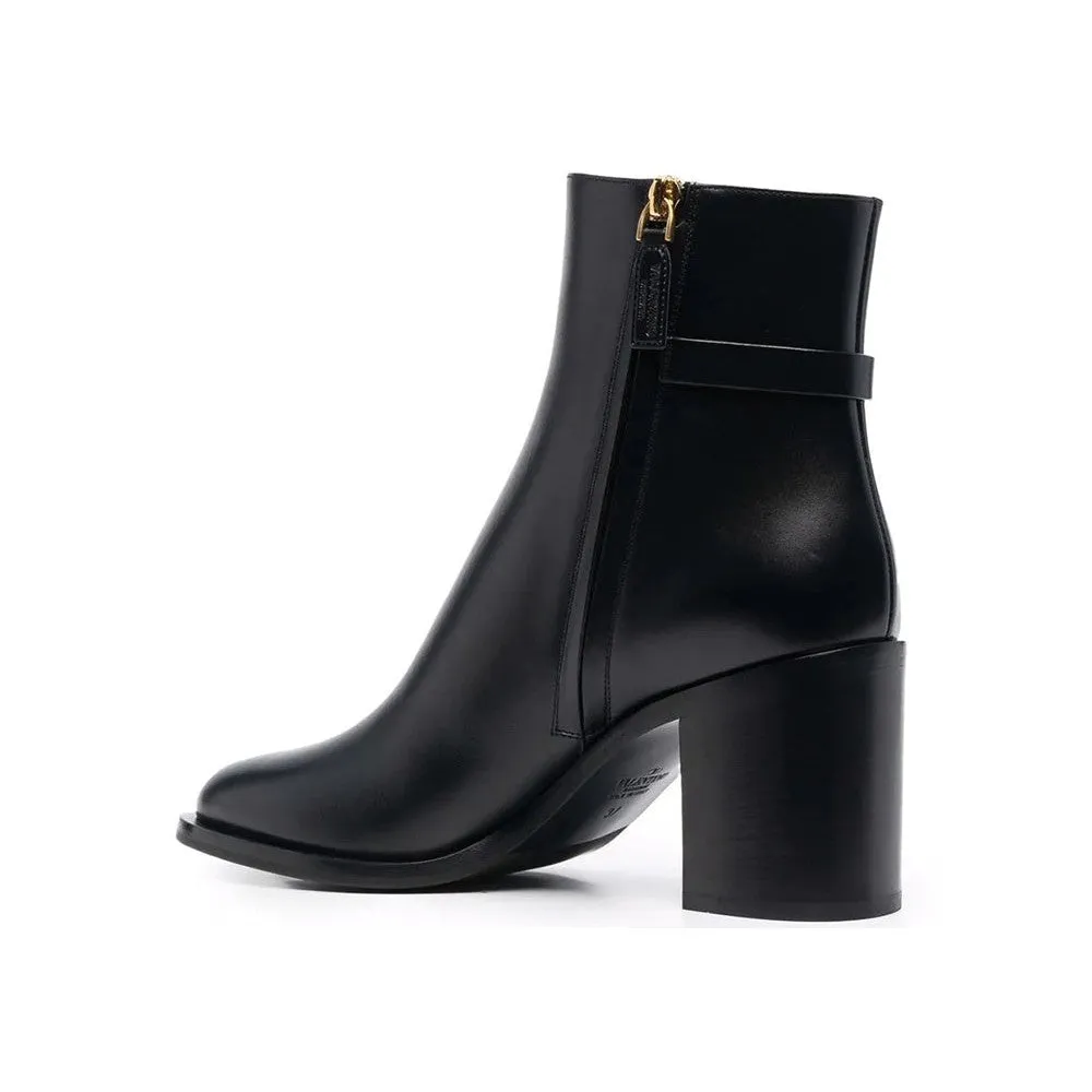 Valentino Garavani Vlogo plaque ankle boots