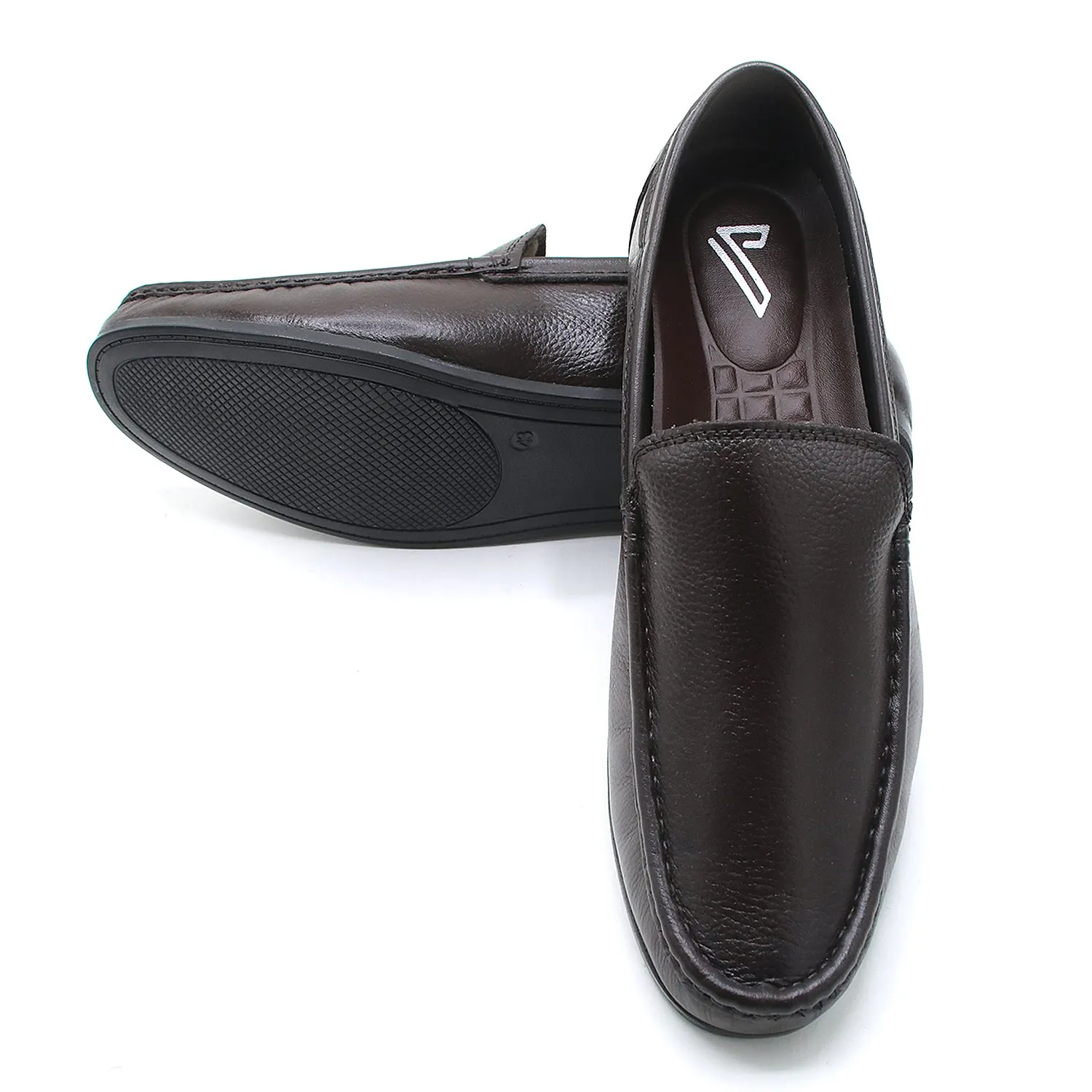 Valuable Classic Casual Loafer Shoes D-1020/M322 - Brown