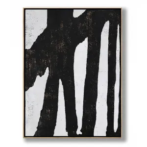 Vertical Minimal Abstract Art H144V