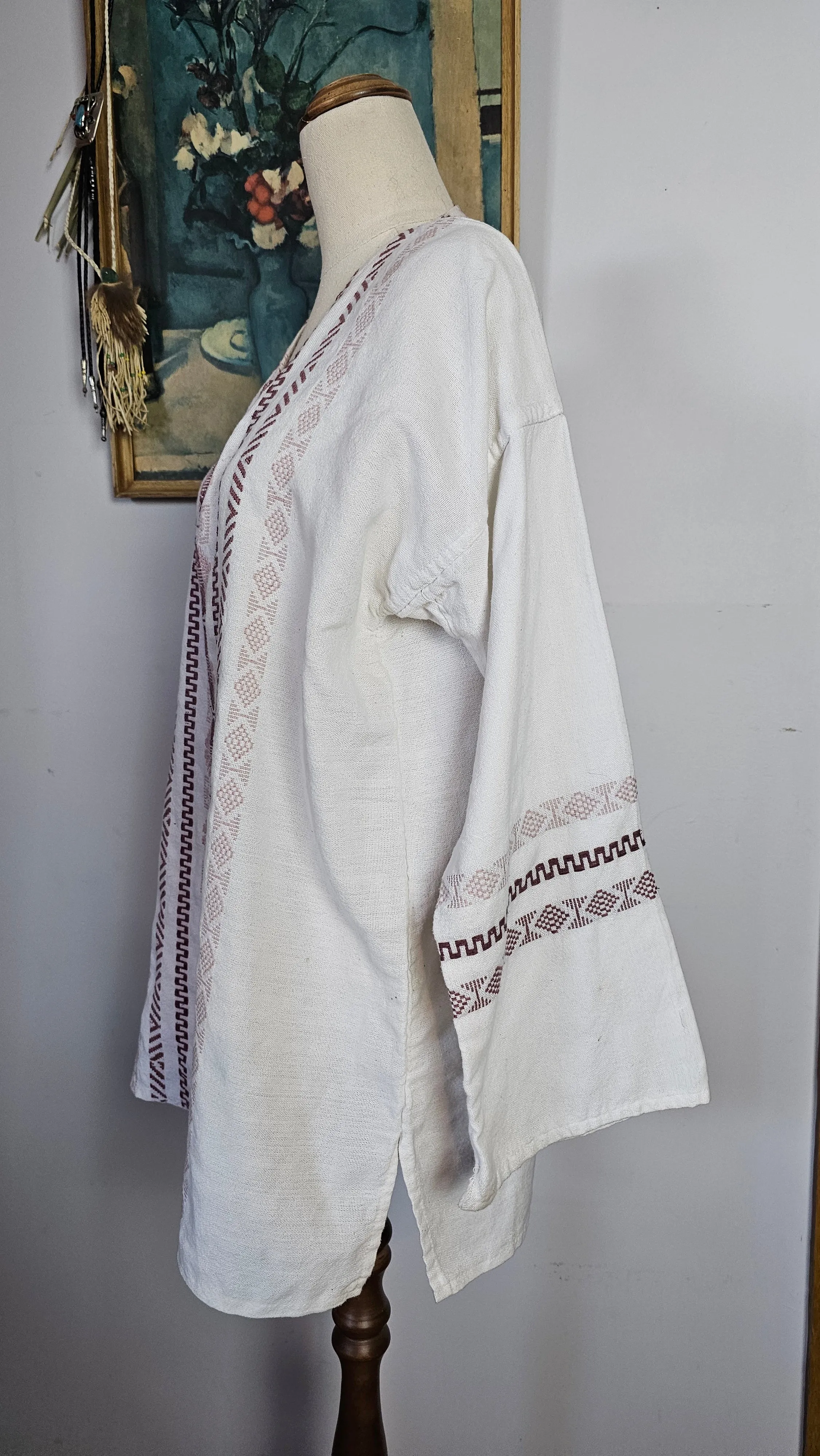 Vintage Mexican Embroidered Tunic | Unisex | Talla XL