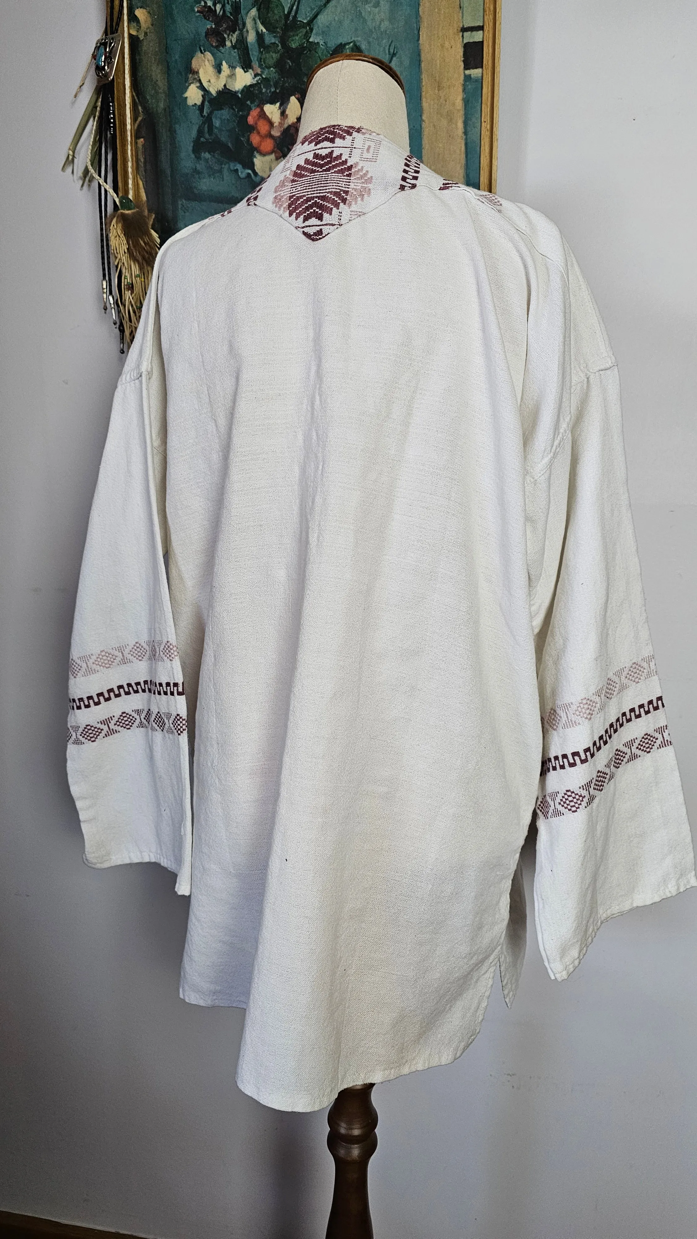 Vintage Mexican Embroidered Tunic | Unisex | Talla XL