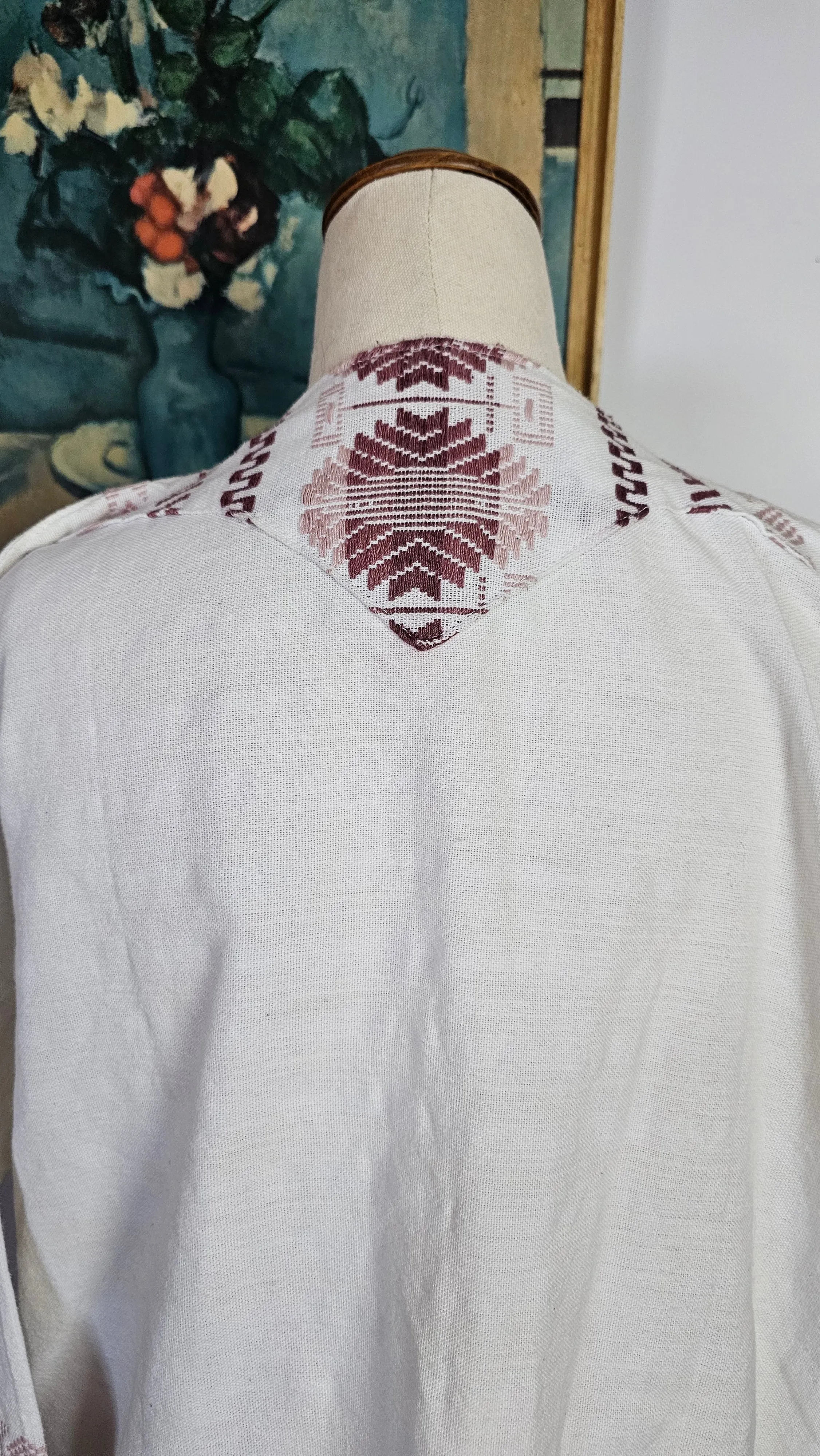 Vintage Mexican Embroidered Tunic | Unisex | Talla XL