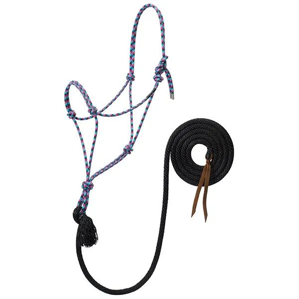 Weaver Leather Silvertip No. 95 Rope Halter With 10' Lead