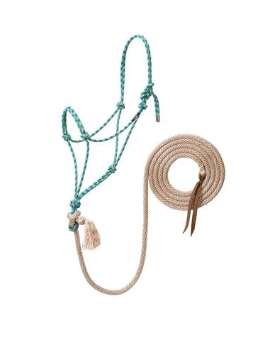 Weaver Leather Silvertip No. 95 Rope Halter With 10' Lead