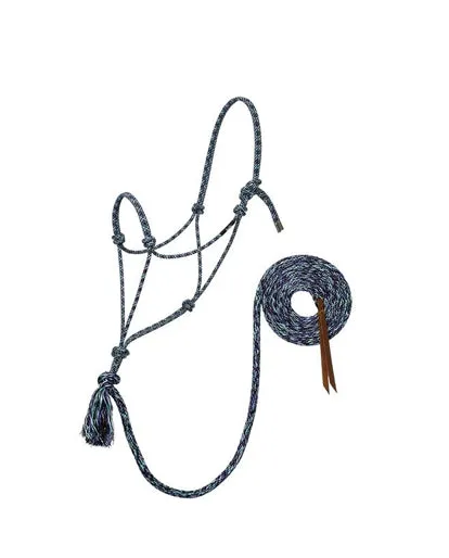 Weaver Leather Silvertip No. 95 Rope Halter With 10' Lead