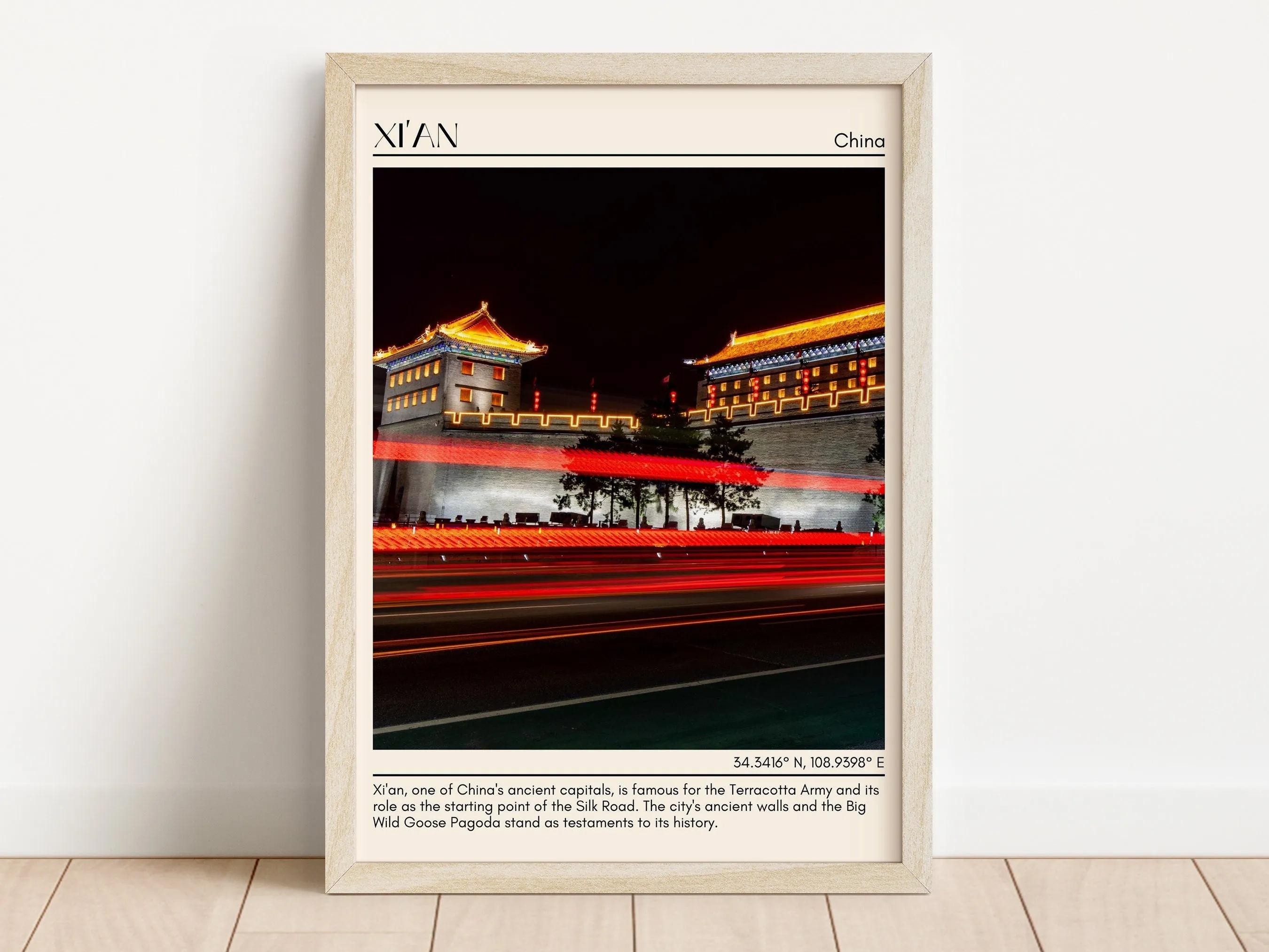 Xi'an Minimal Wall Art, China