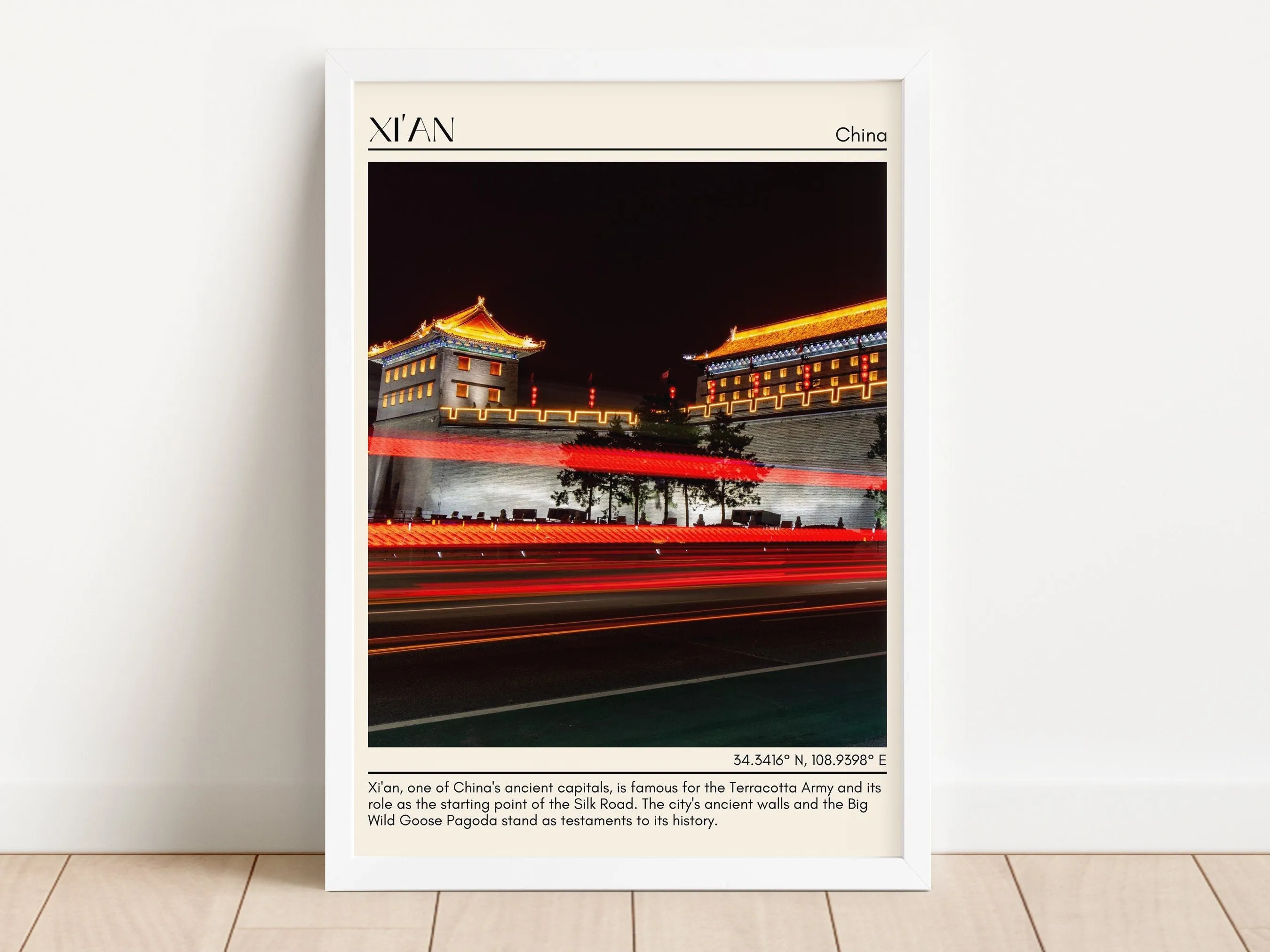 Xi'an Minimal Wall Art, China