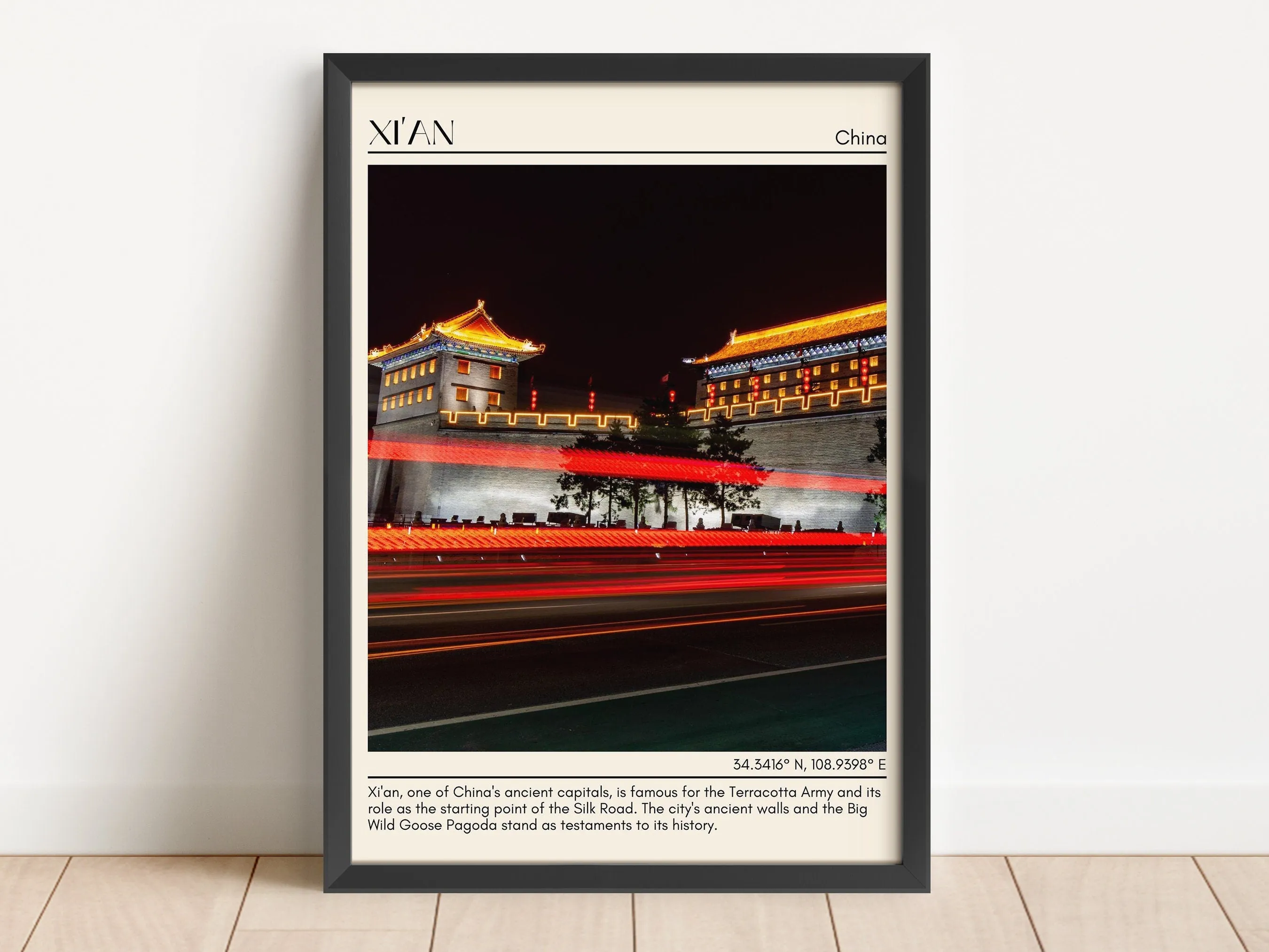 Xi'an Minimal Wall Art, China