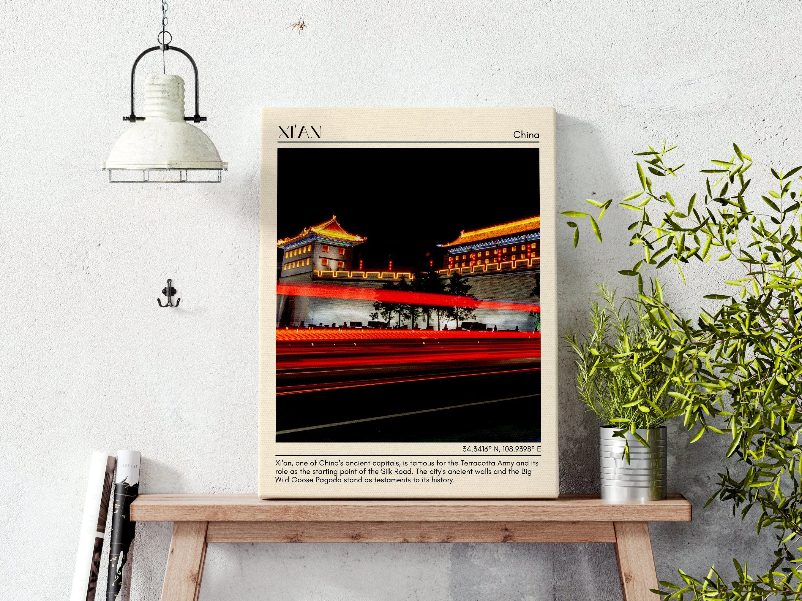 Xi'an Minimal Wall Art, China