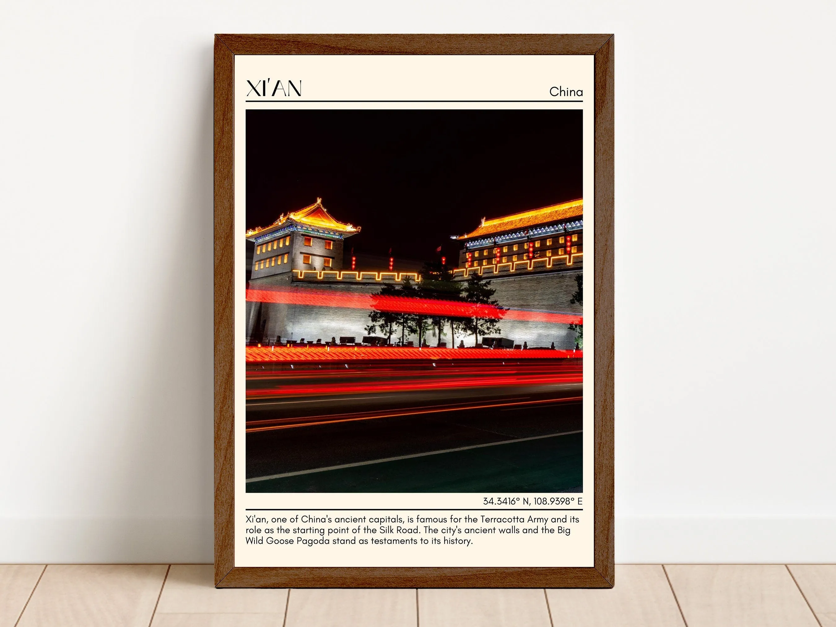Xi'an Minimal Wall Art, China