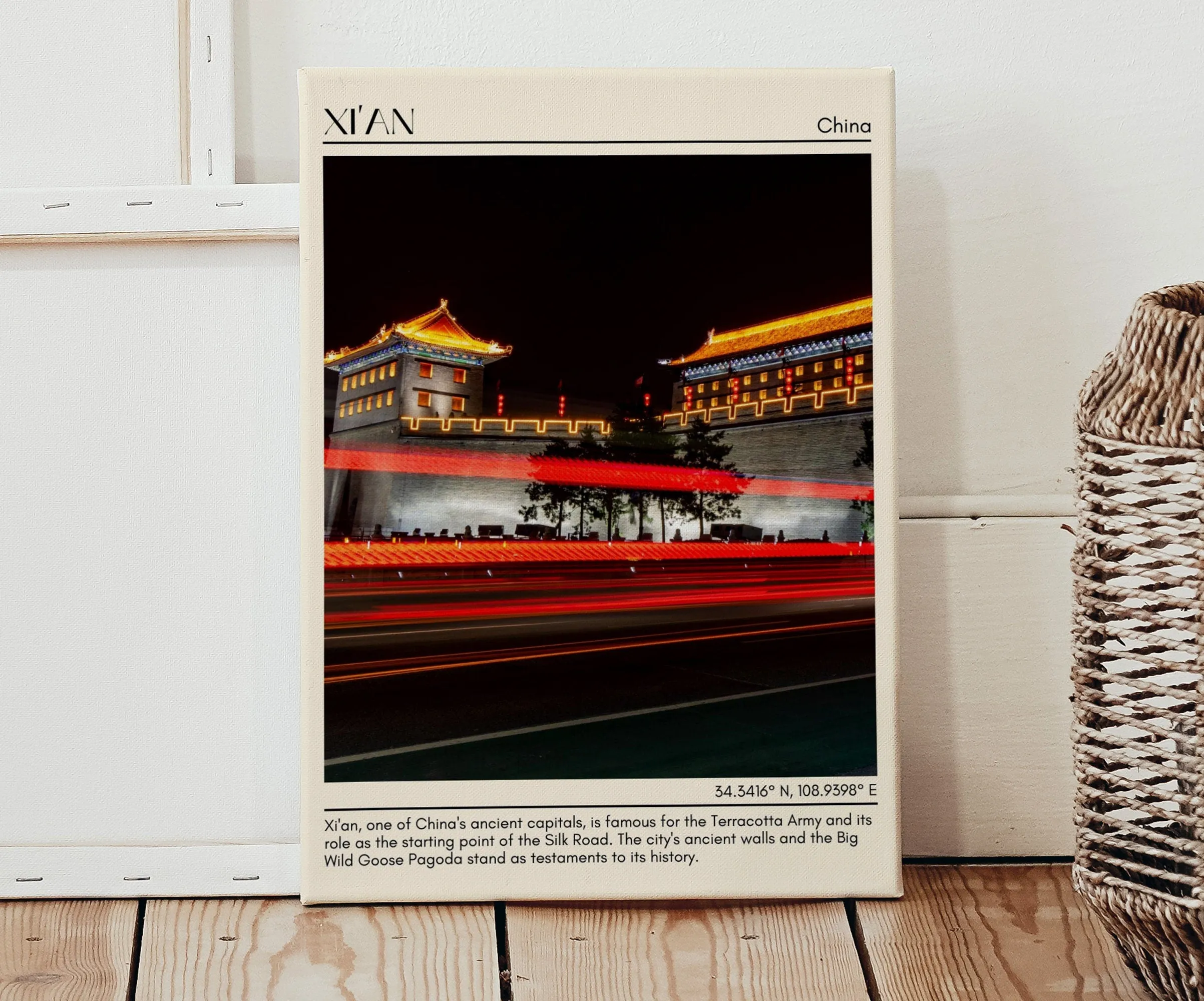 Xi'an Minimal Wall Art, China