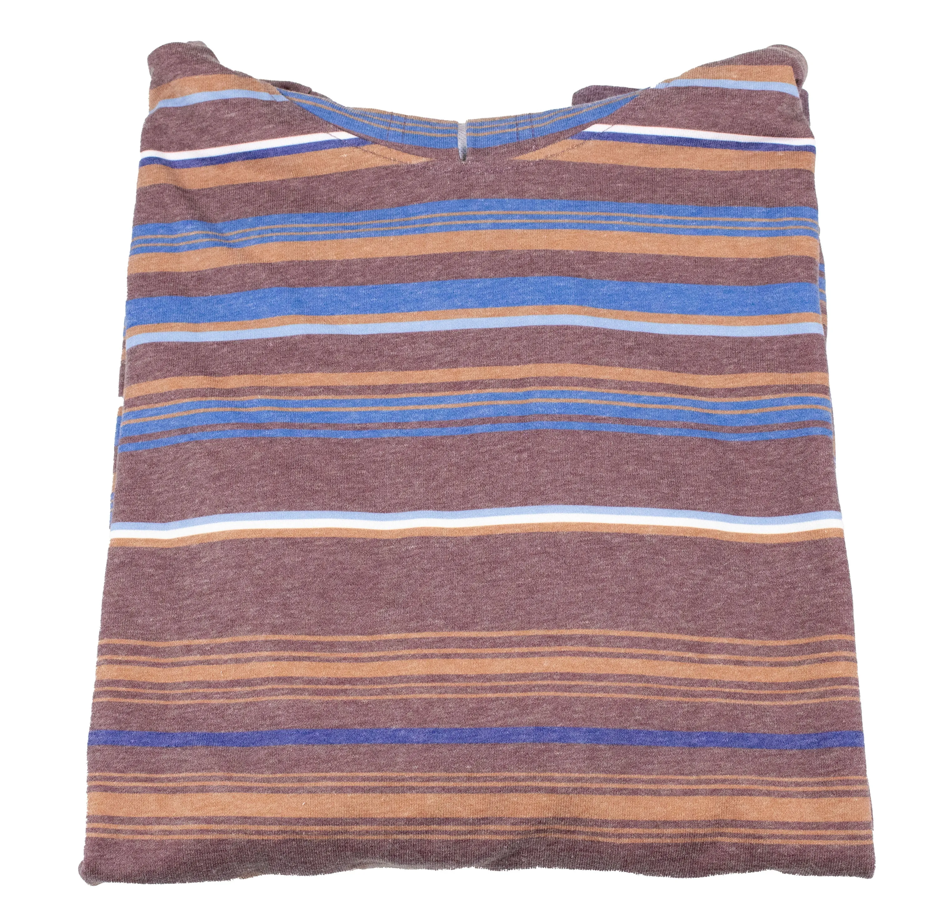Youth Striped Fleece Hoodie Pullover Sweatshirt - Burgandy Boulder
